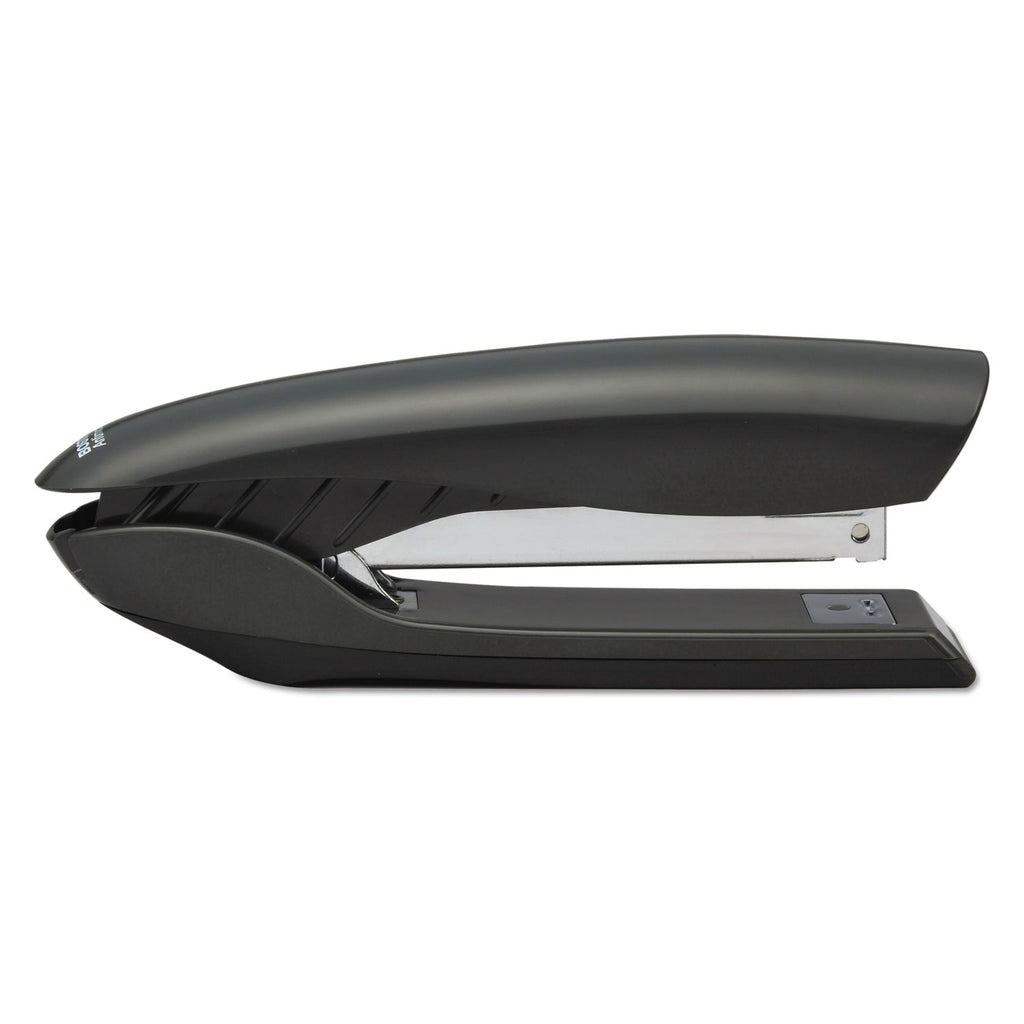 Premium Antimicrobial Stand-Up Stapler, 20-Sheet Capacity, Black - 