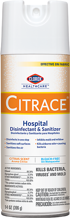 citrace-hospital-disinfectant-and-sanitizer-aerosol-spray-14-fl-oz_clo49100ct - 1