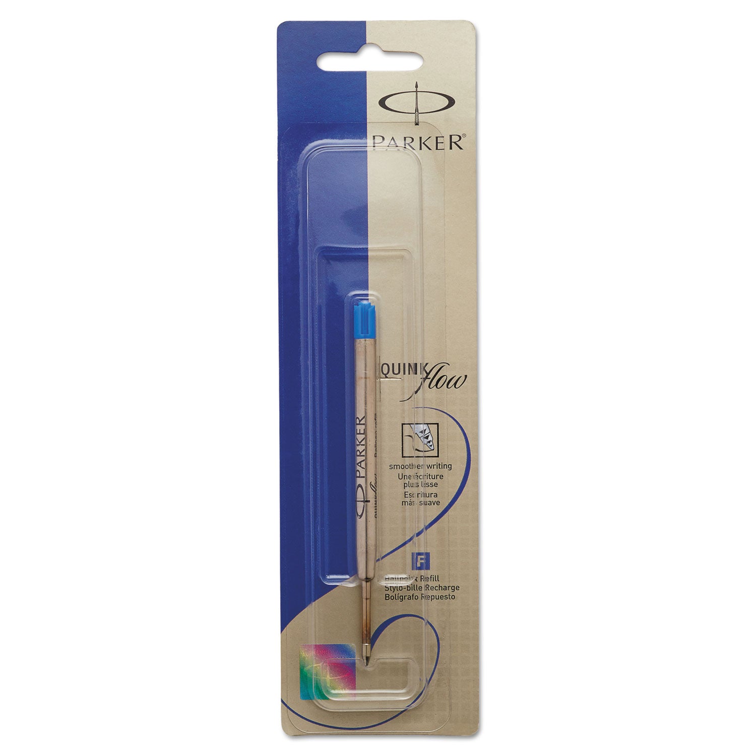 refill-for-parker-ballpoint-pens-medium-conical-tip-blue-ink_par1950371 - 1