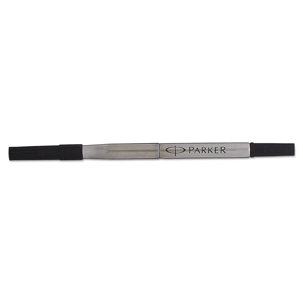 Refill for Parker Roller Ball Pens, Fine Conical Tip, Black Ink
