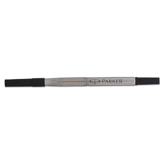 Refill for Parker Roller Ball Pens, Fine Conical Tip, Black Ink