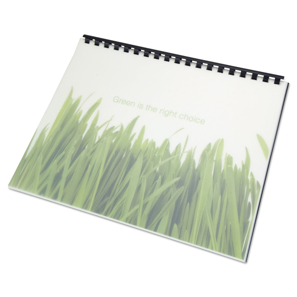 100%-recycled-poly-binding-cover-frost-11-x-85-unpunched-25-pack_gbc25817 - 6