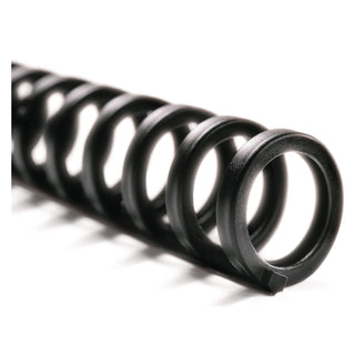 ProClick Easy Edit Spines, 1/2" Diameter, 85 Sheet Capacity, Black, 25/Pack