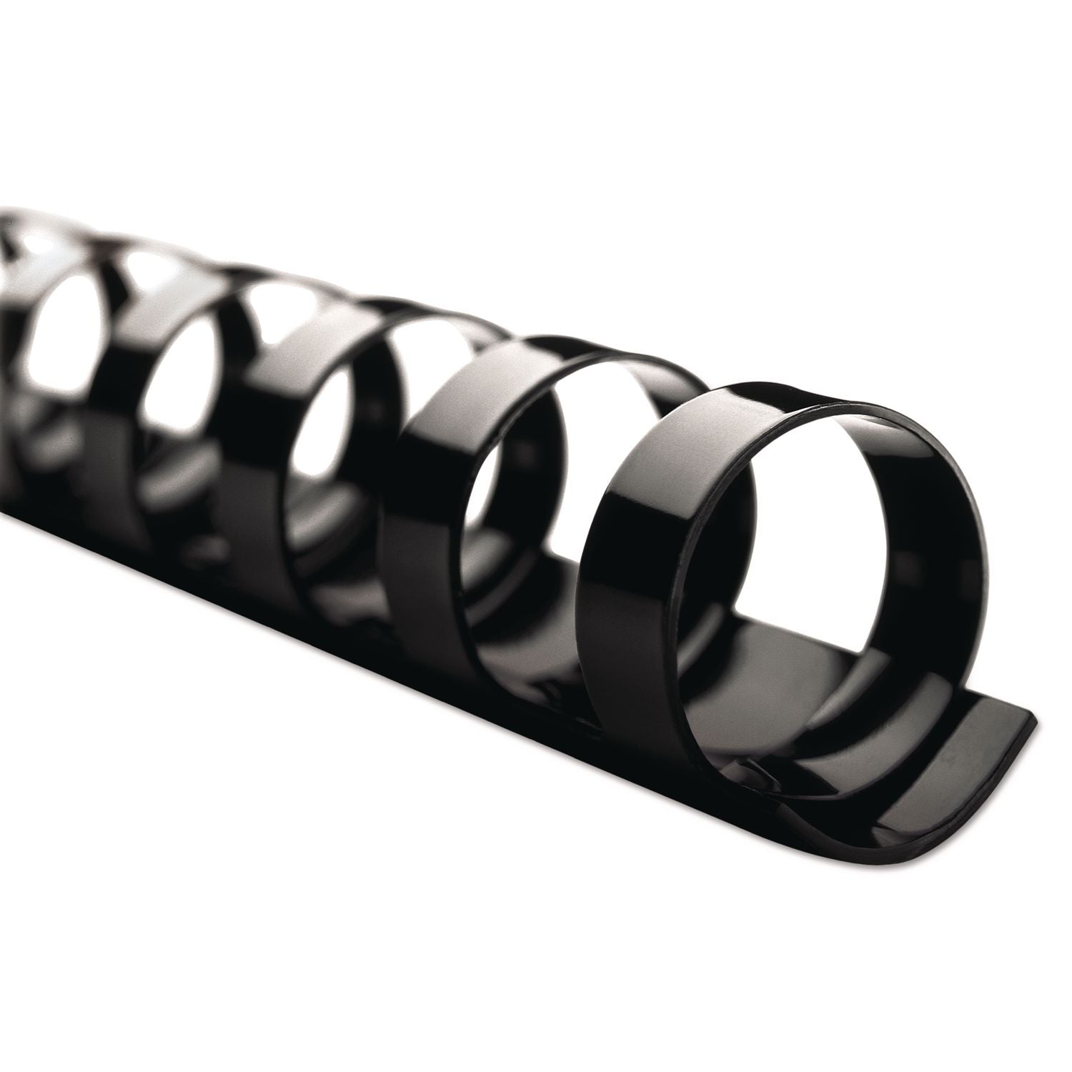 CombBind Standard Spines, 3/4" Diameter, 160 Sheet Capacity, Black, 100/Box