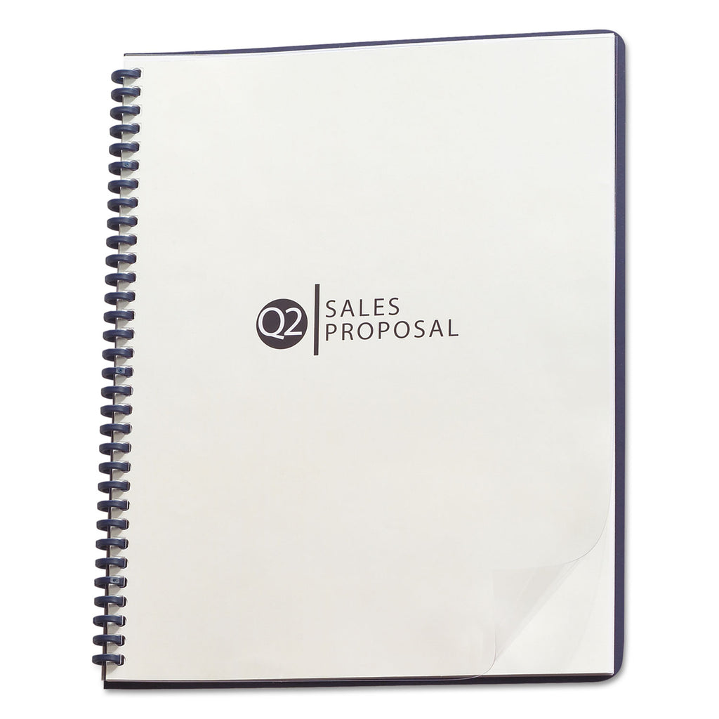 ProClick Pre-Punched Cover, Clear, 11.75 x 8.5, Punched, 25/Pack