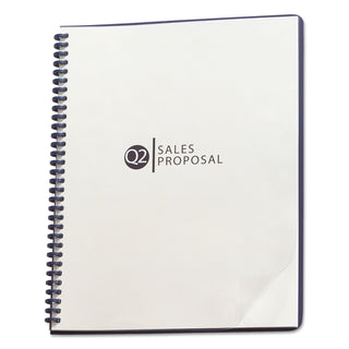 ProClick Pre-Punched Cover, Clear, 11.75 x 8.5, Punched, 25/Pack