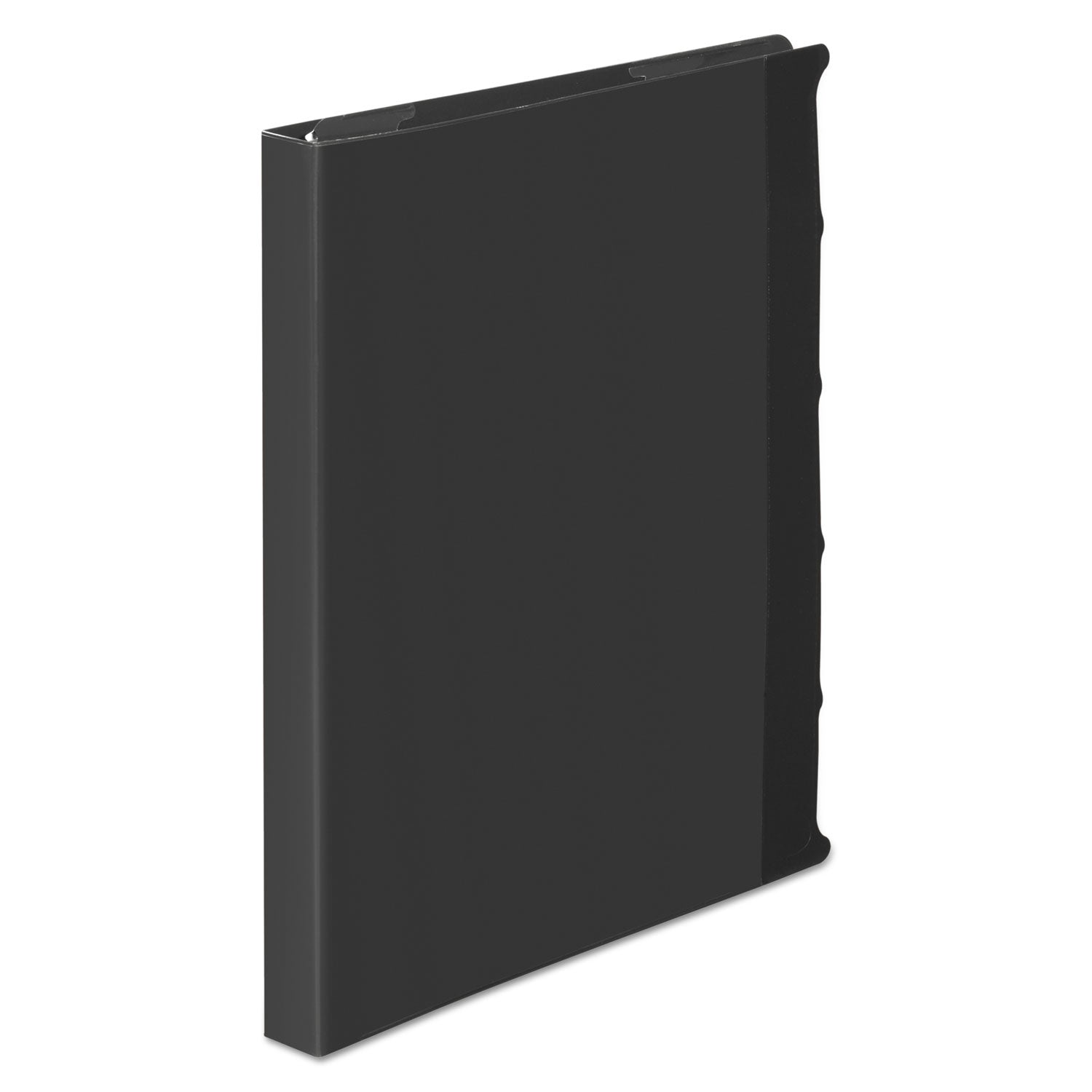 View-Tab Presentation Round Ring View Binder With Tabs, 3 Rings, 0.63" Capacity, 11 x 8.5, Black - 