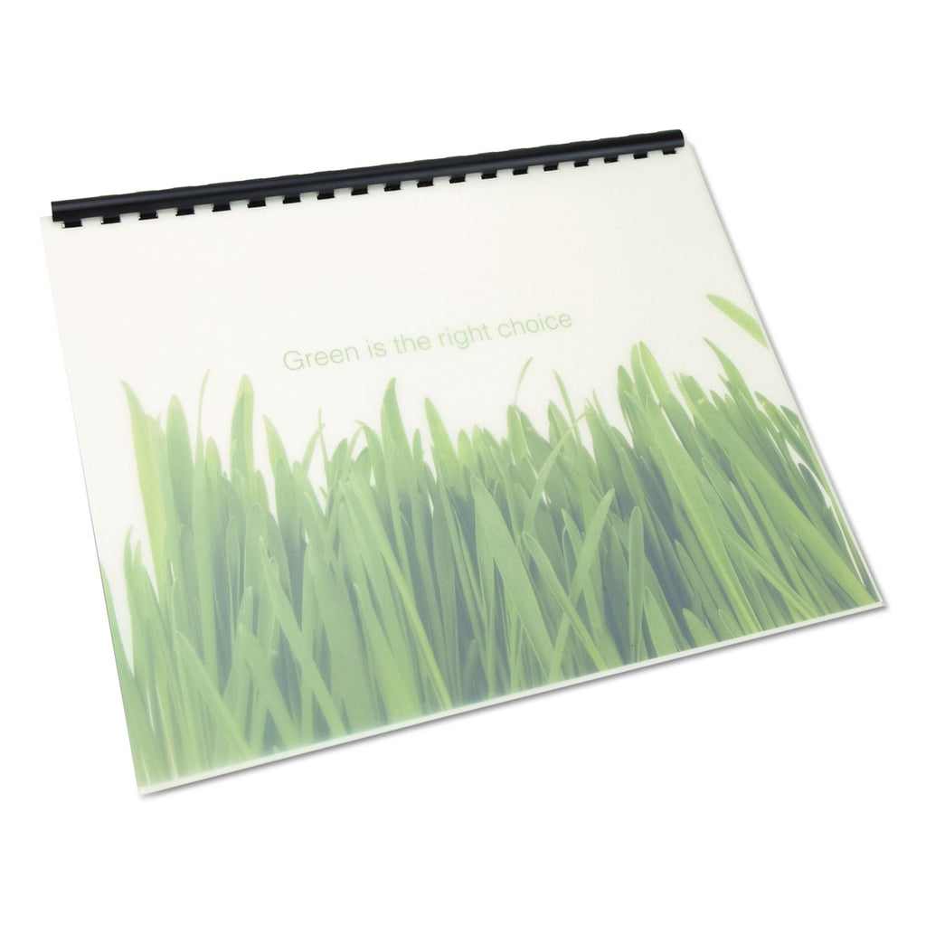 100%-recycled-poly-binding-cover-frost-11-x-85-unpunched-25-pack_gbc25817 - 4