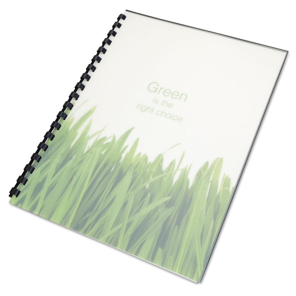 100%-recycled-poly-binding-cover-frost-11-x-85-unpunched-25-pack_gbc25817 - 5