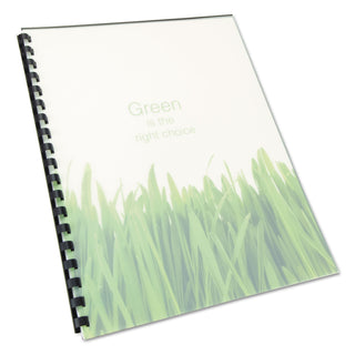 100%-recycled-poly-binding-cover-frost-11-x-85-unpunched-25-pack_gbc25817 - 3