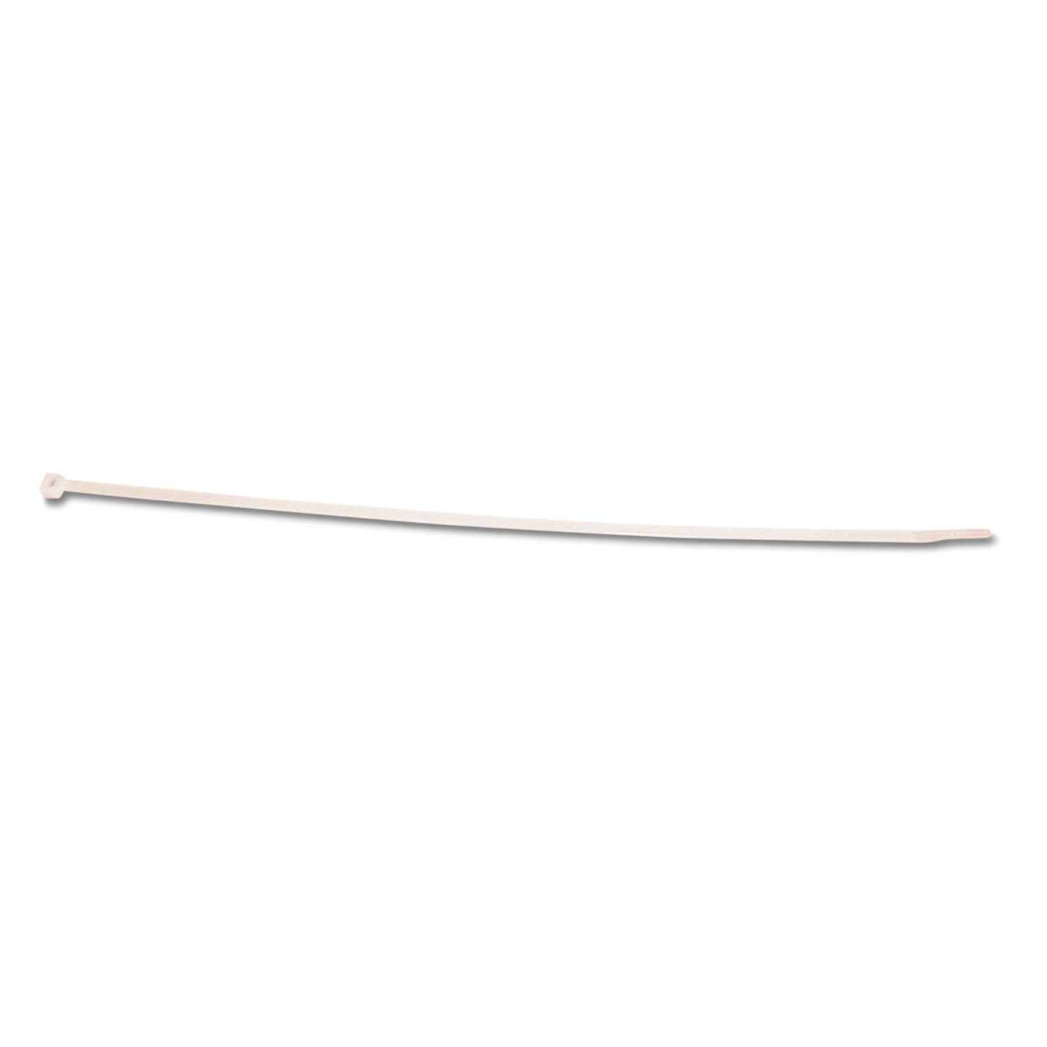 Nylon Cable Ties, 8 x 0.19, 50 lb, Natural, 1,000/Pack - 