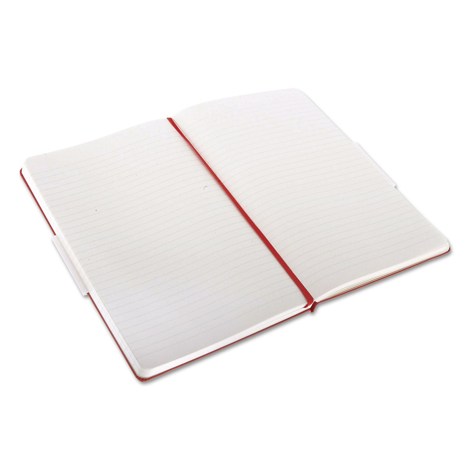 Classic Colored Hardcover Notebook, 1-Subject, Narrow Rule, Red Cover, (240) 8.25 x 5 Sheets - 