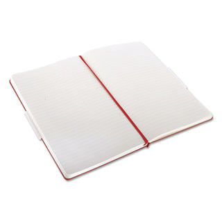 Classic Colored Hardcover Notebook, 1-Subject, Narrow Rule, Red Cover, (240) 8.25 x 5 Sheets - 