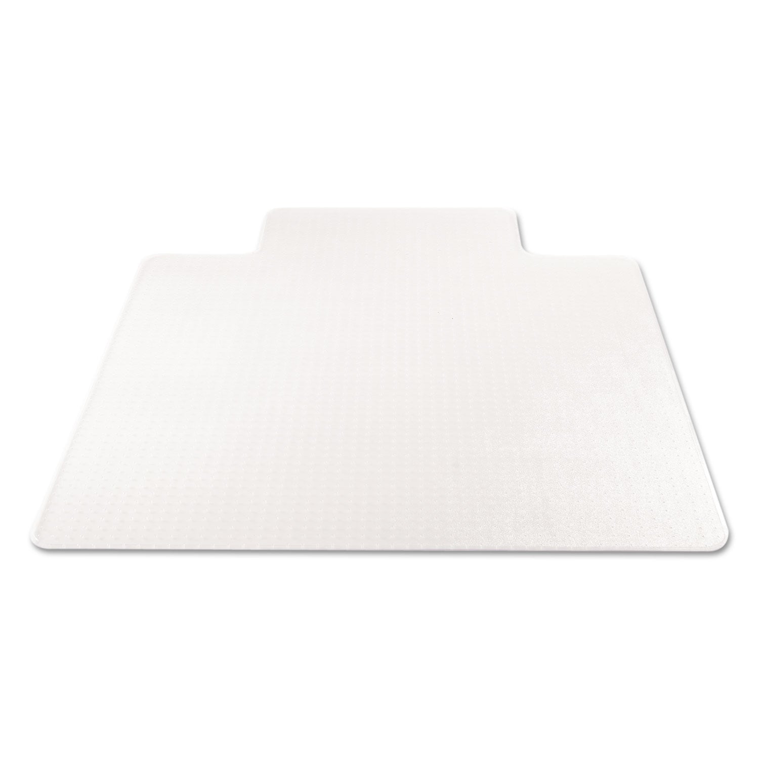 SuperMat Frequent Use Chair Mat, Med Pile Carpet, Flat, 36 x 48, Lipped, Clear - 