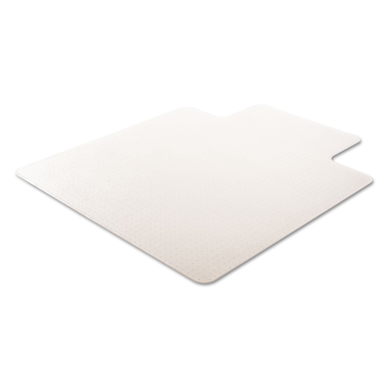 RollaMat Frequent Use Chair Mat, Med Pile Carpet, Flat, 45 x 53, Wide Lipped, Clear - 