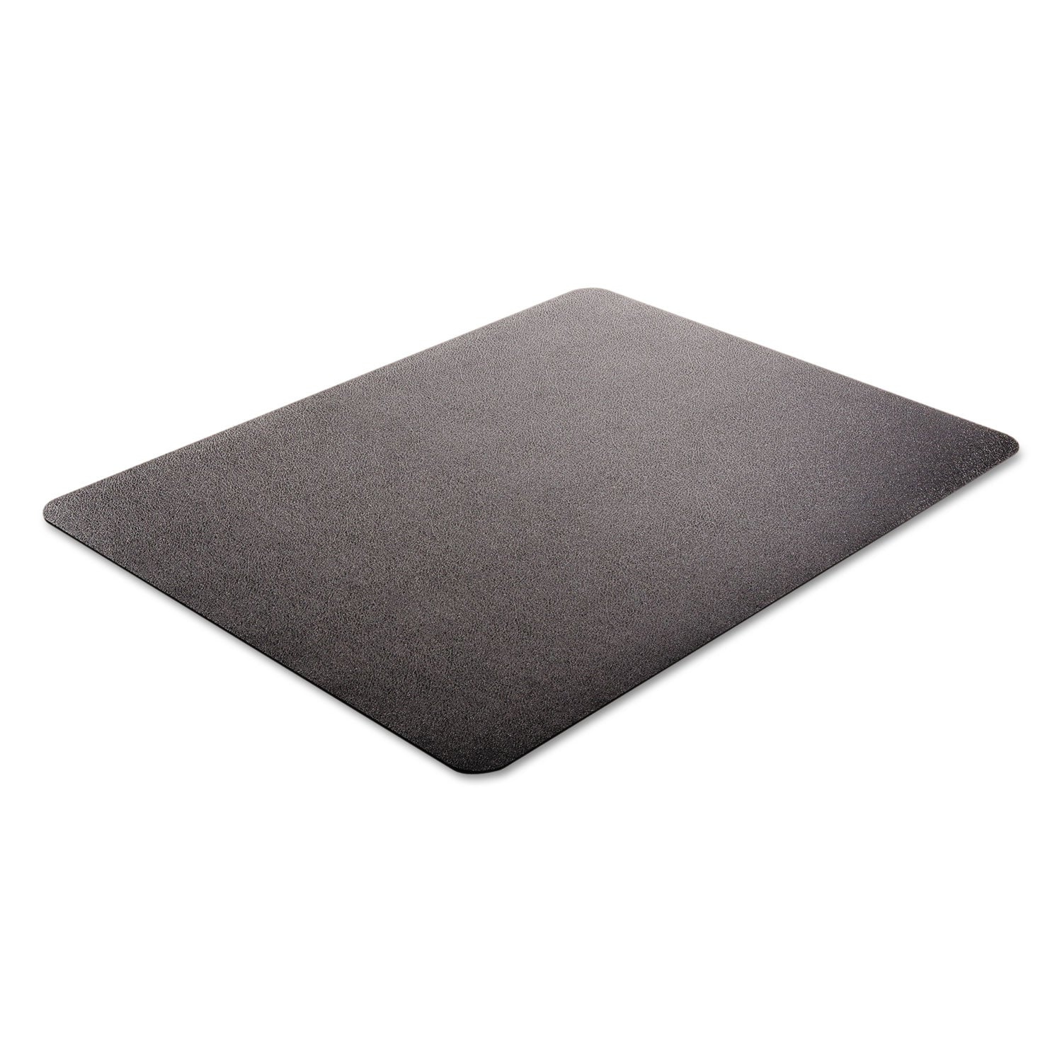 EconoMat Occasional Use Chair Mat for Low Pile Carpet, 46 x 60, Rectangular, Black - 