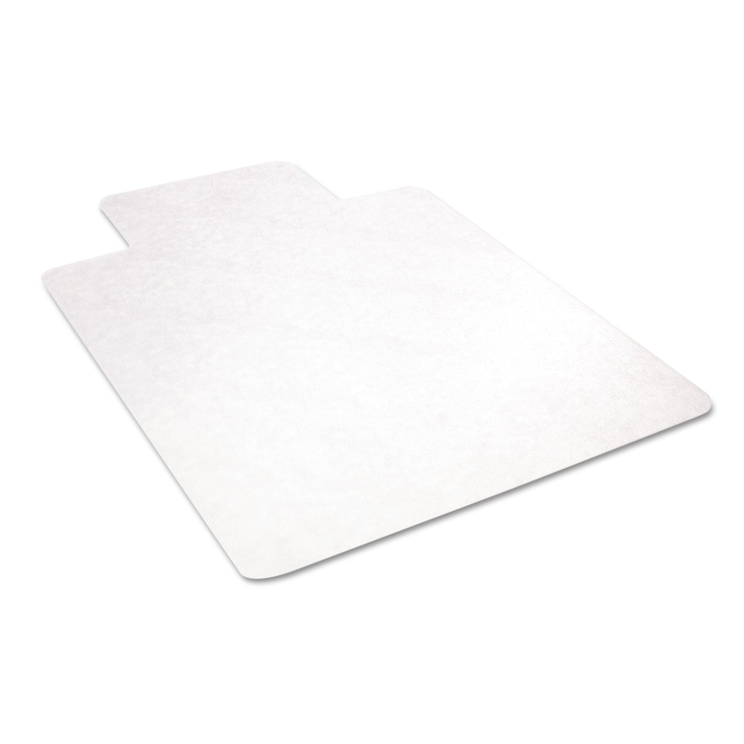 EconoMat All Day Use Chair Mat for Hard Floors, Flat Packed, 45 x 53, Wide Lipped, Clear - 5