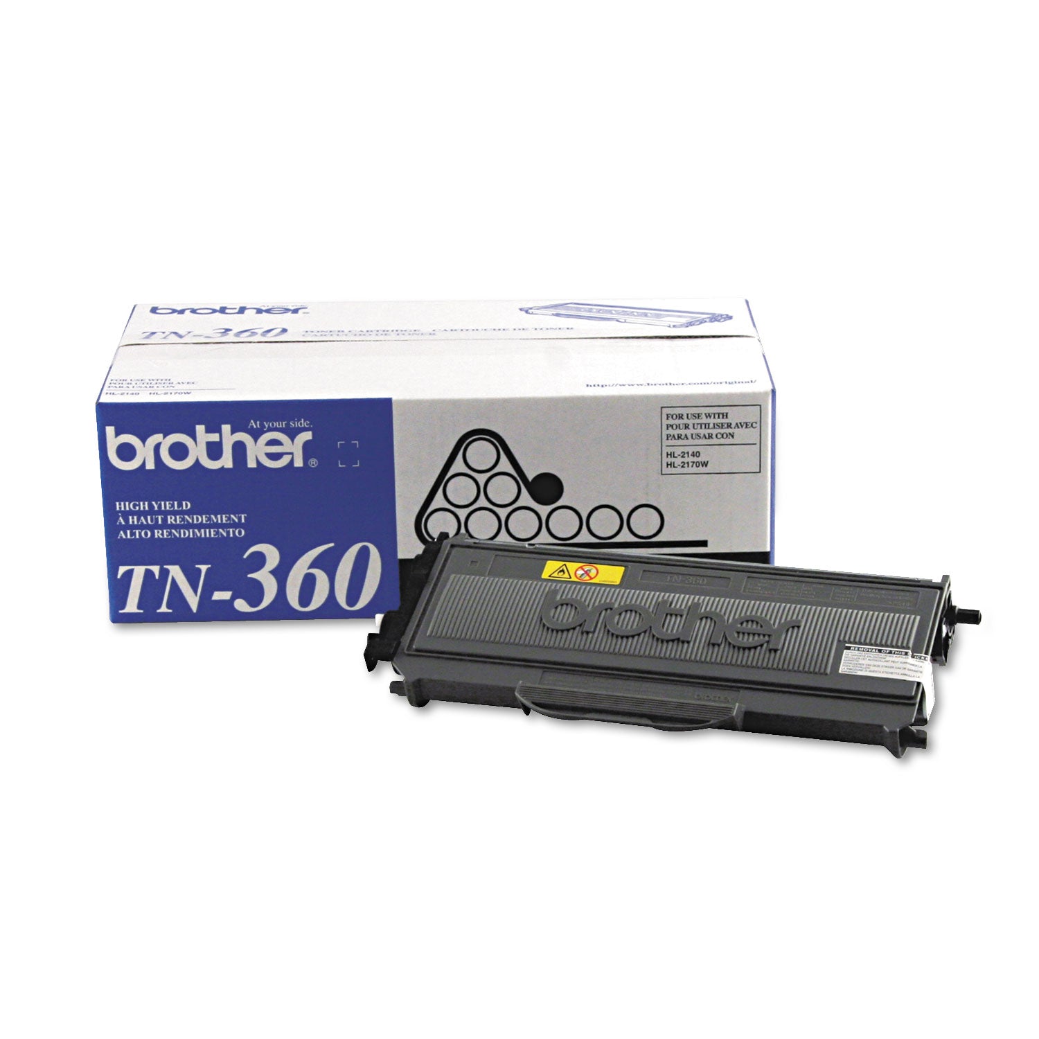 TN360 High-Yield Toner, 2,600 Page-Yield, Black - 