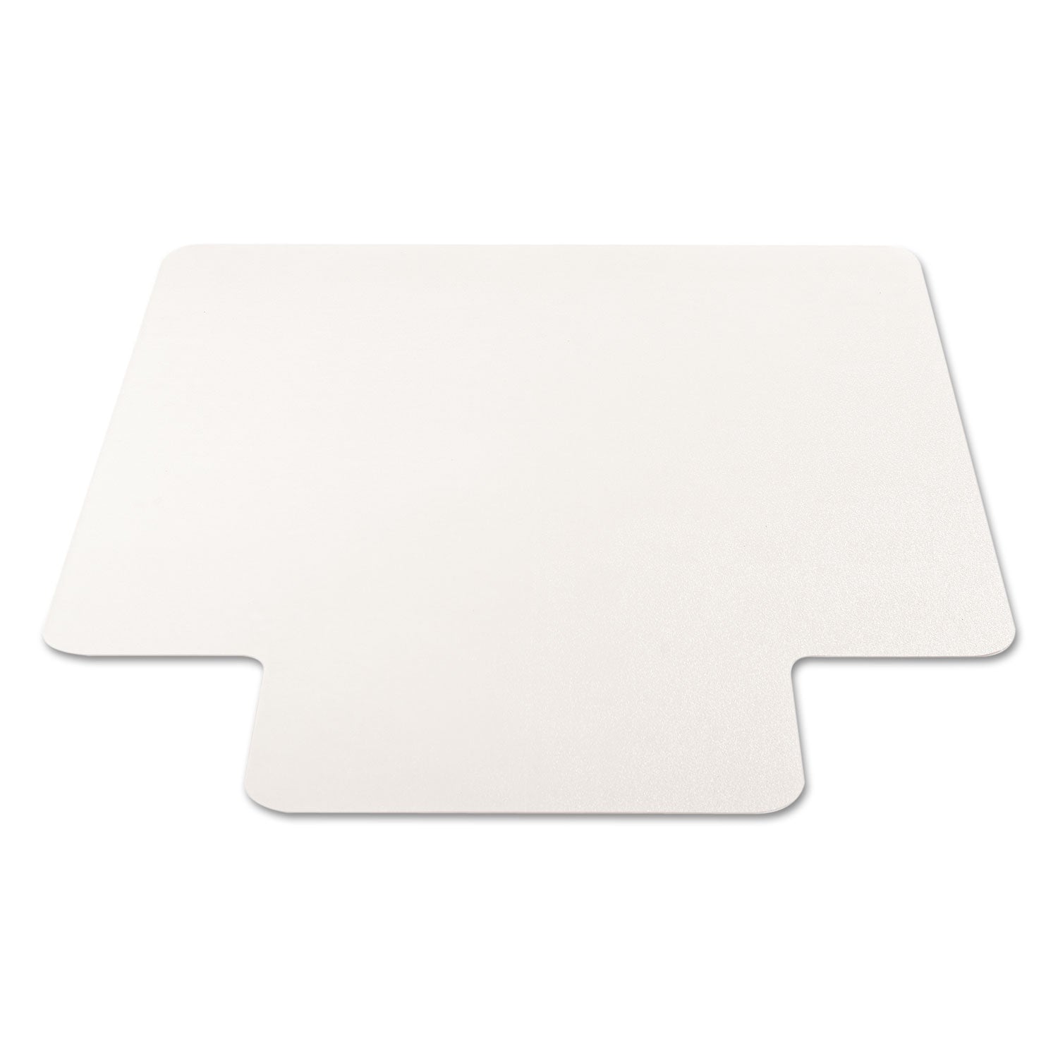 EconoMat All Day Use Chair Mat for Hard Floors, Flat Packed, 36 x 48, Lipped, Clear - 