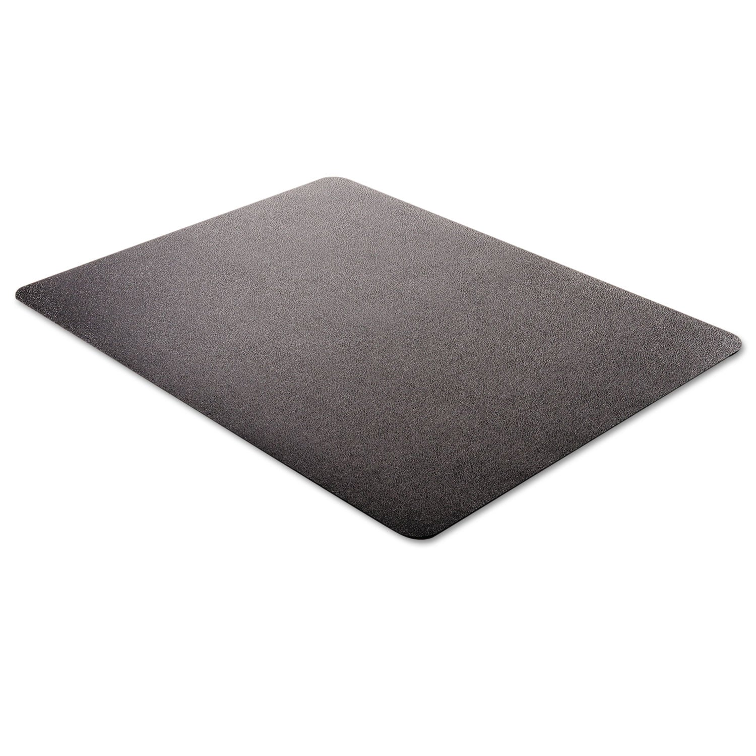 EconoMat All Day Use Chair Mat for Hard Floors, Flat Packed, 45 x 53, Black - 