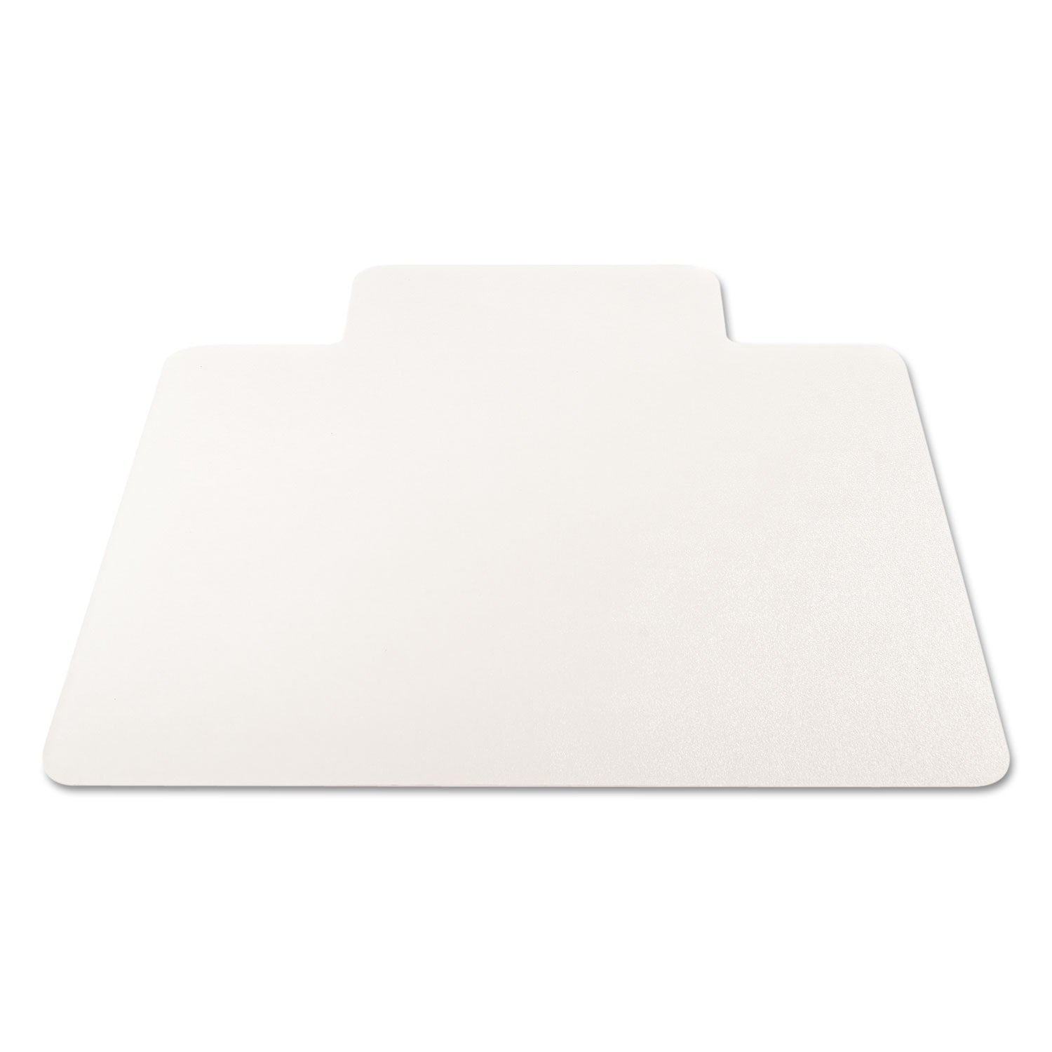 EconoMat All Day Use Chair Mat for Hard Floors, Flat Packed, 36 x 48, Lipped, Clear