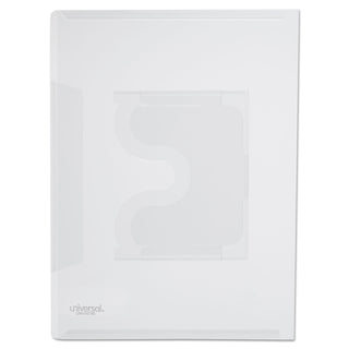 Transparent Deluxe Locking Project Files with CD-ROM Holder, Letter Size, Clear, 25/Pack - 