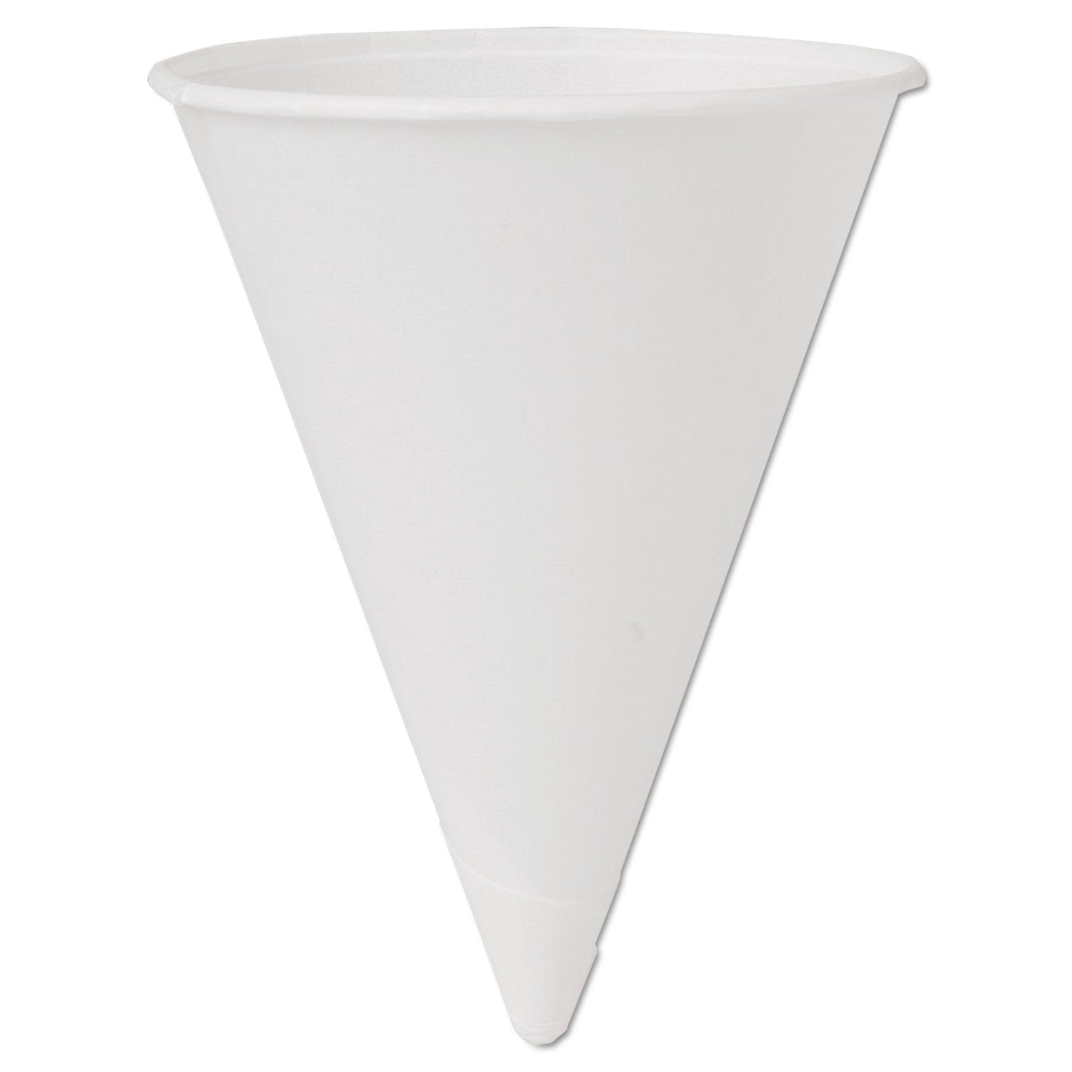 Cone Water Cups, ProPlanet Seal, Cold, Paper, 4 oz, White, 200/Bag, 25 Bags/Carton - 