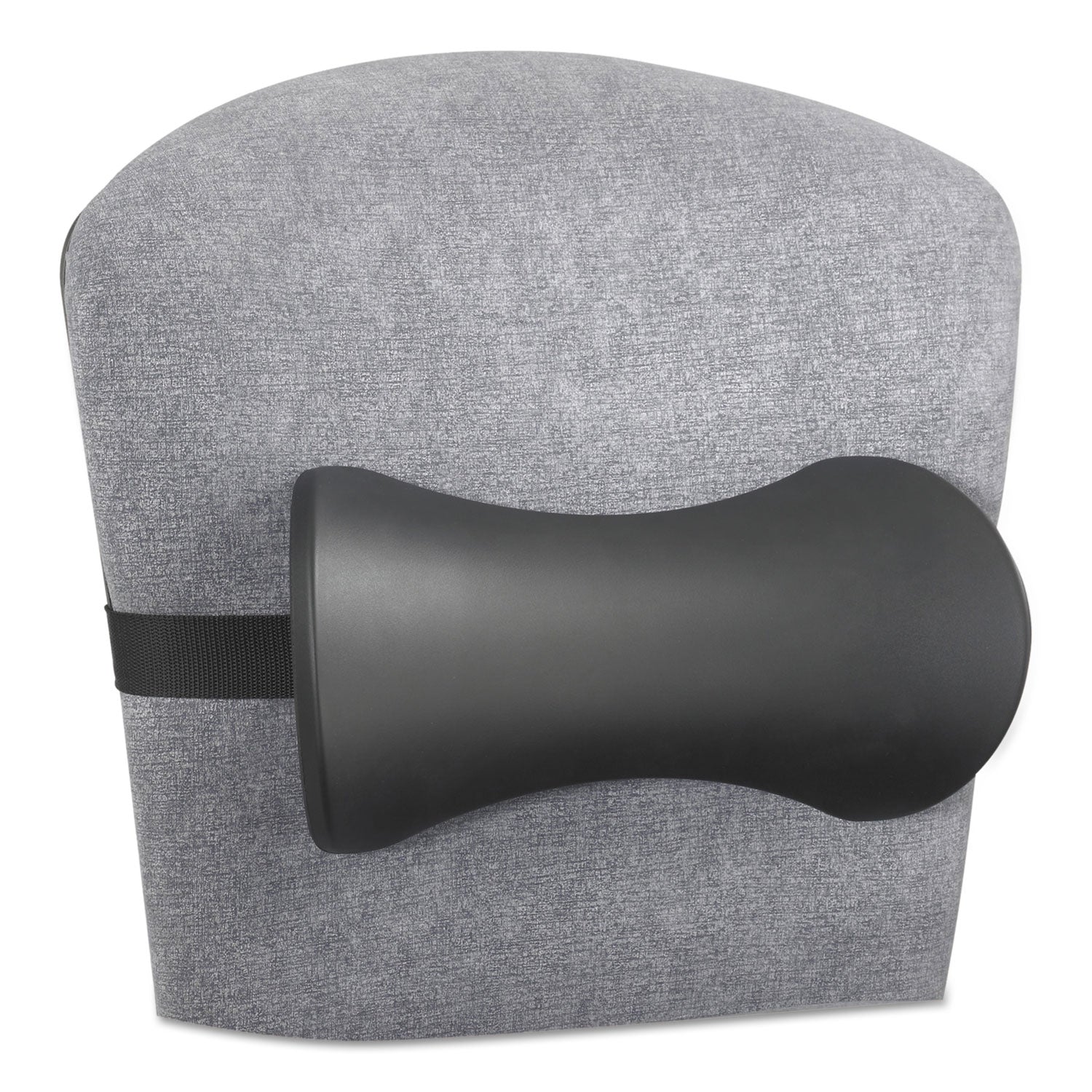 Lumbar Support Memory Foam Backrest, 14.5 x 3.75 x 6.75, Black - 