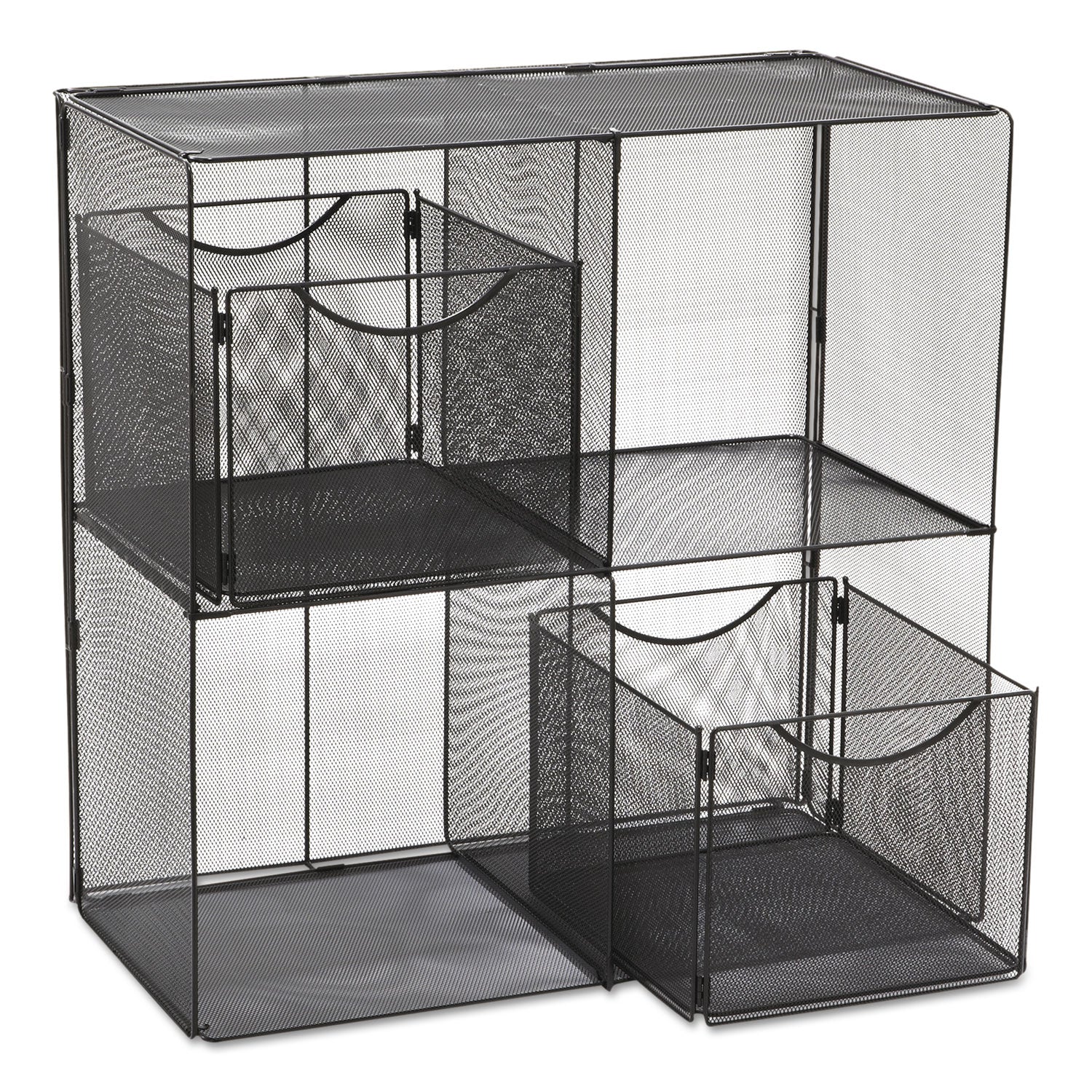 Onyx Mesh Cube, 28.5w x 14.5d x 28.5h, Black - 