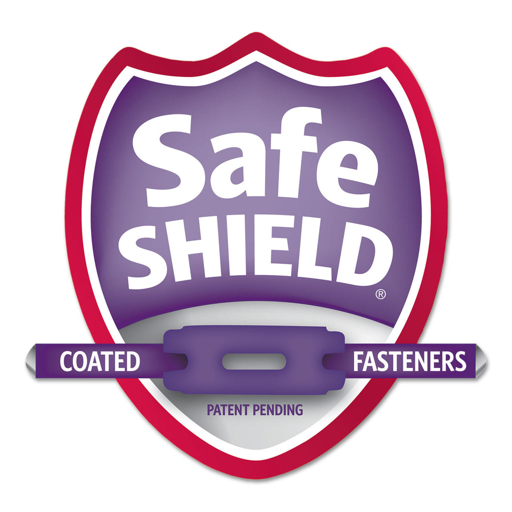 End Tab Pressboard Classification Folders, Six SafeSHIELD Fasteners, 2" Expansion, 2 Dividers, Legal Size, Dark Blue, 10/Box