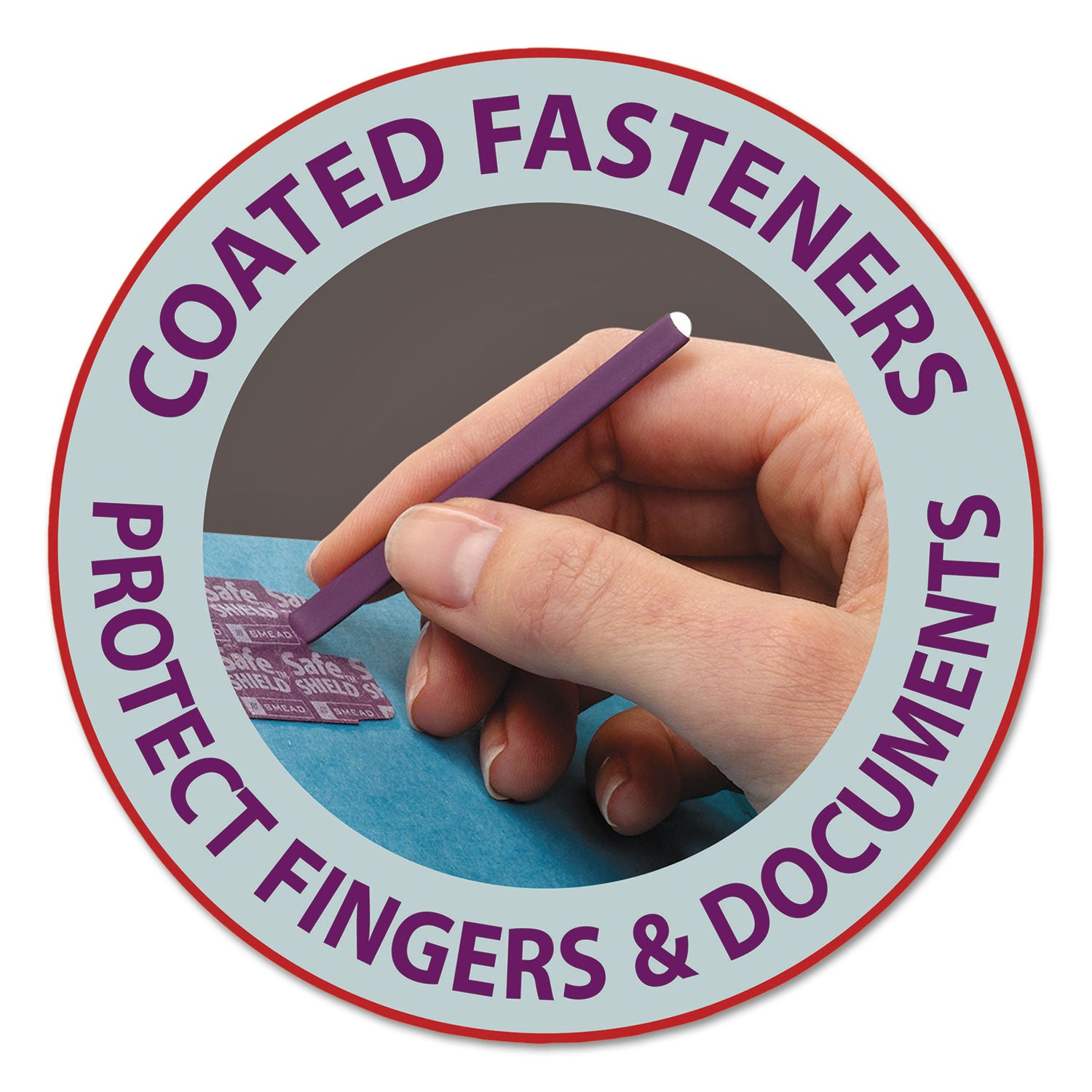 End Tab Pressboard Classification Folders, Six SafeSHIELD Fasteners, 2" Expansion, 2 Dividers, Legal Size, Dark Blue, 10/Box