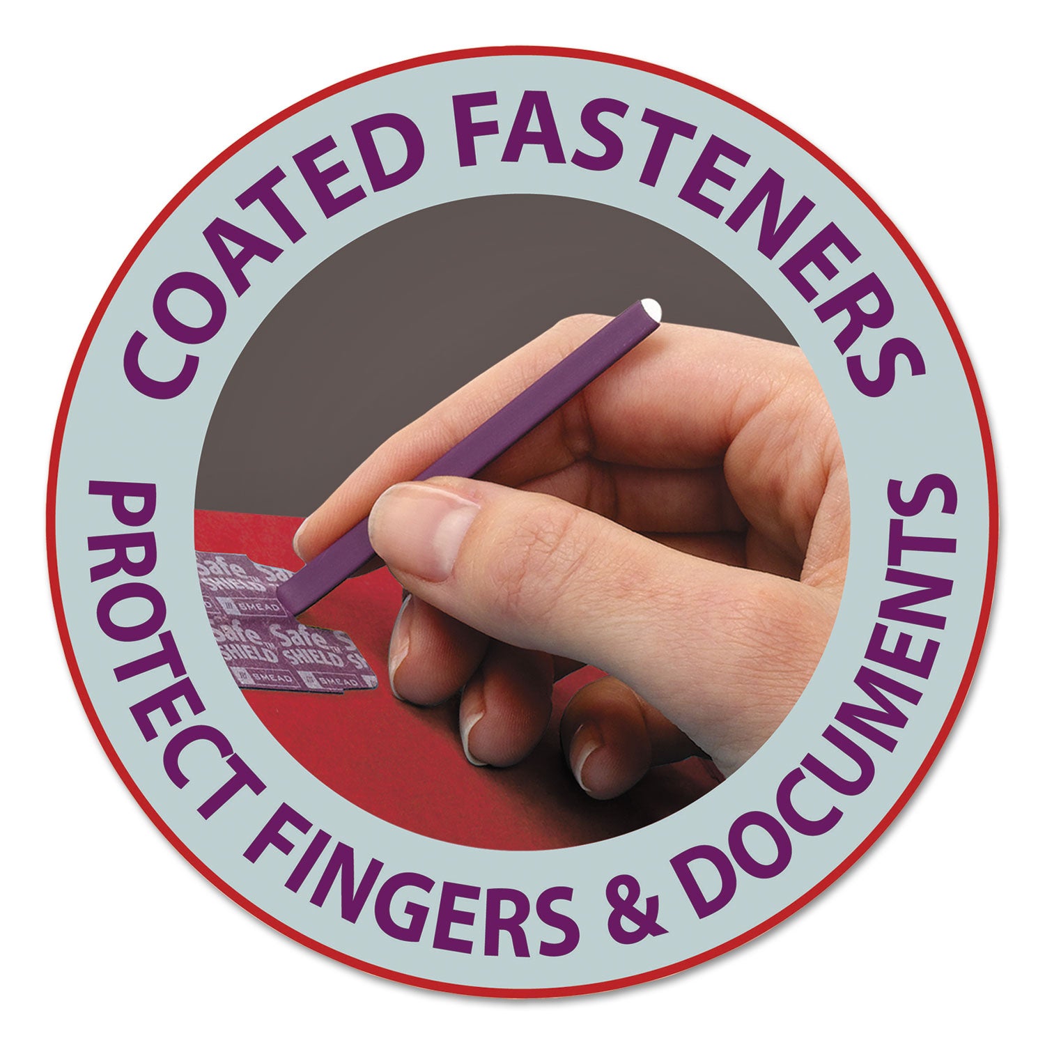 End Tab Pressboard Classification Folders, Six SafeSHIELD Fasteners, 2" Expansion, 2 Dividers, Letter Size, Bright Red, 10/BX
