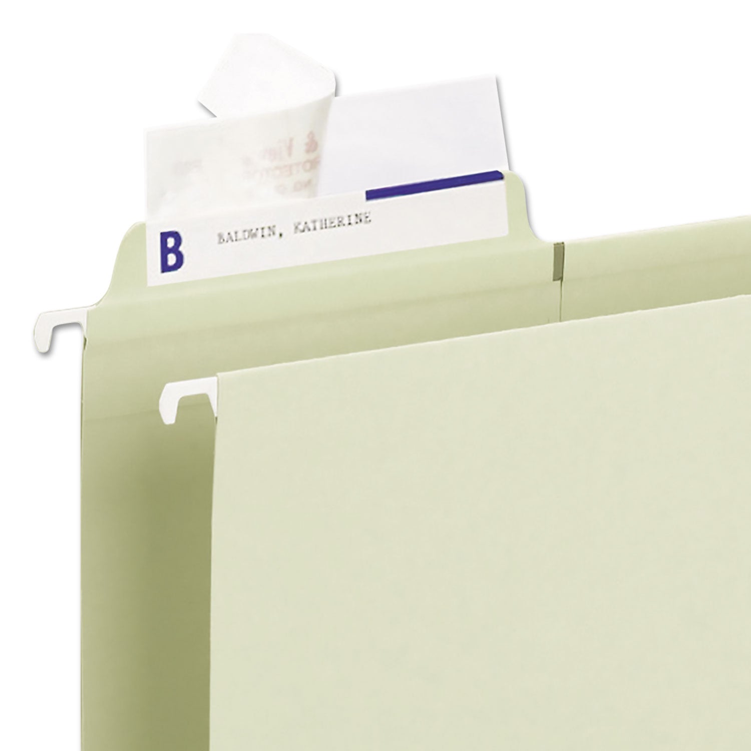 Seal and View File Folder Label Protector, Clear Laminate, 3.5 x 1.69, 100/Pack