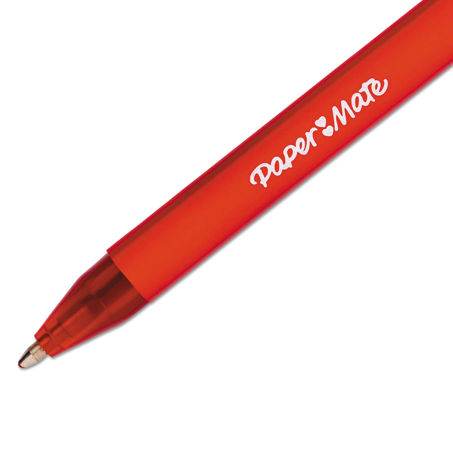 ComfortMate Ultra Ballpoint Pen, Retractable, Medium 1 mm, Red Ink, Red Barrel, Dozen - 