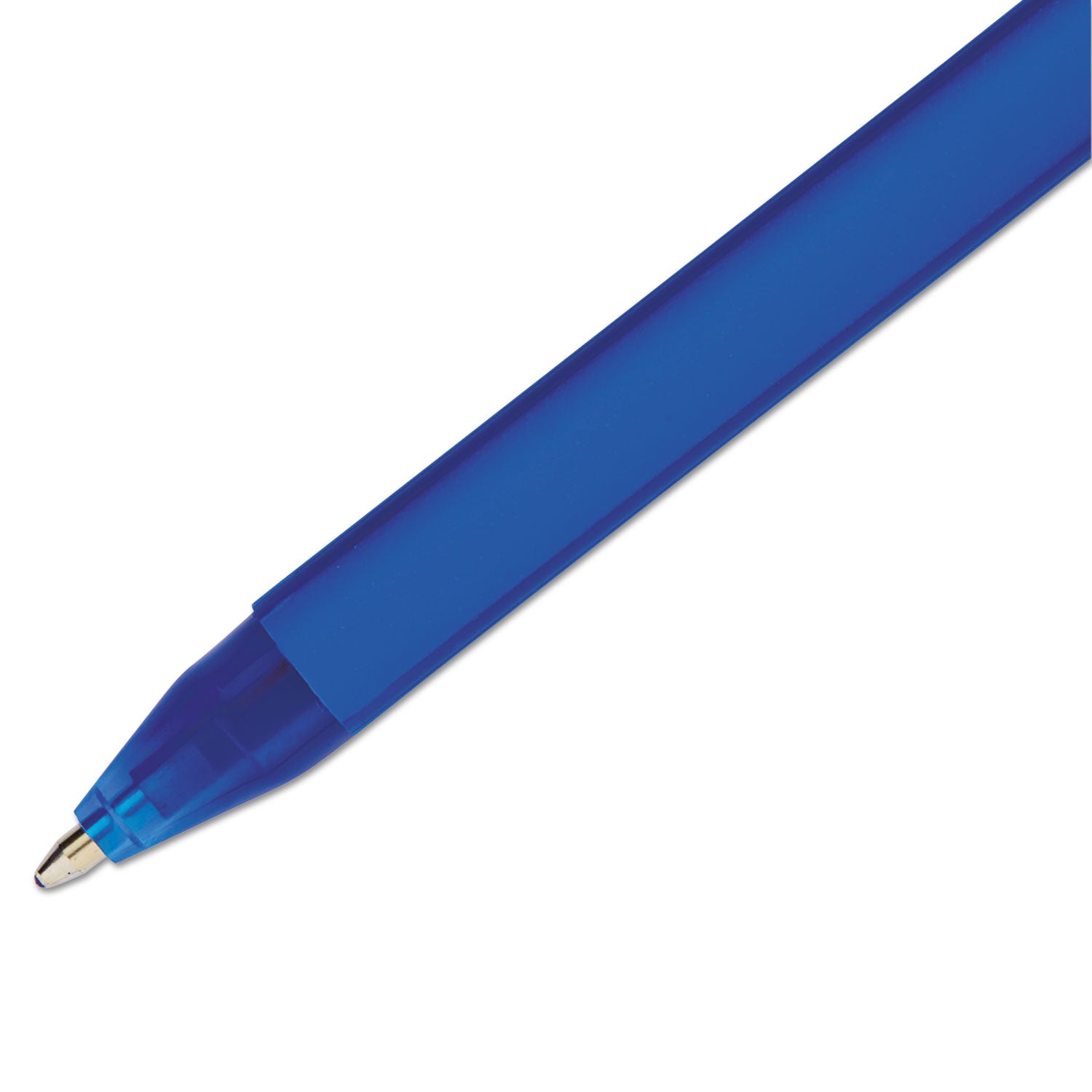 ComfortMate Ultra Ballpoint Pen, Stick, Medium 1 mm, Blue Ink, Blue Barrel, Dozen - 