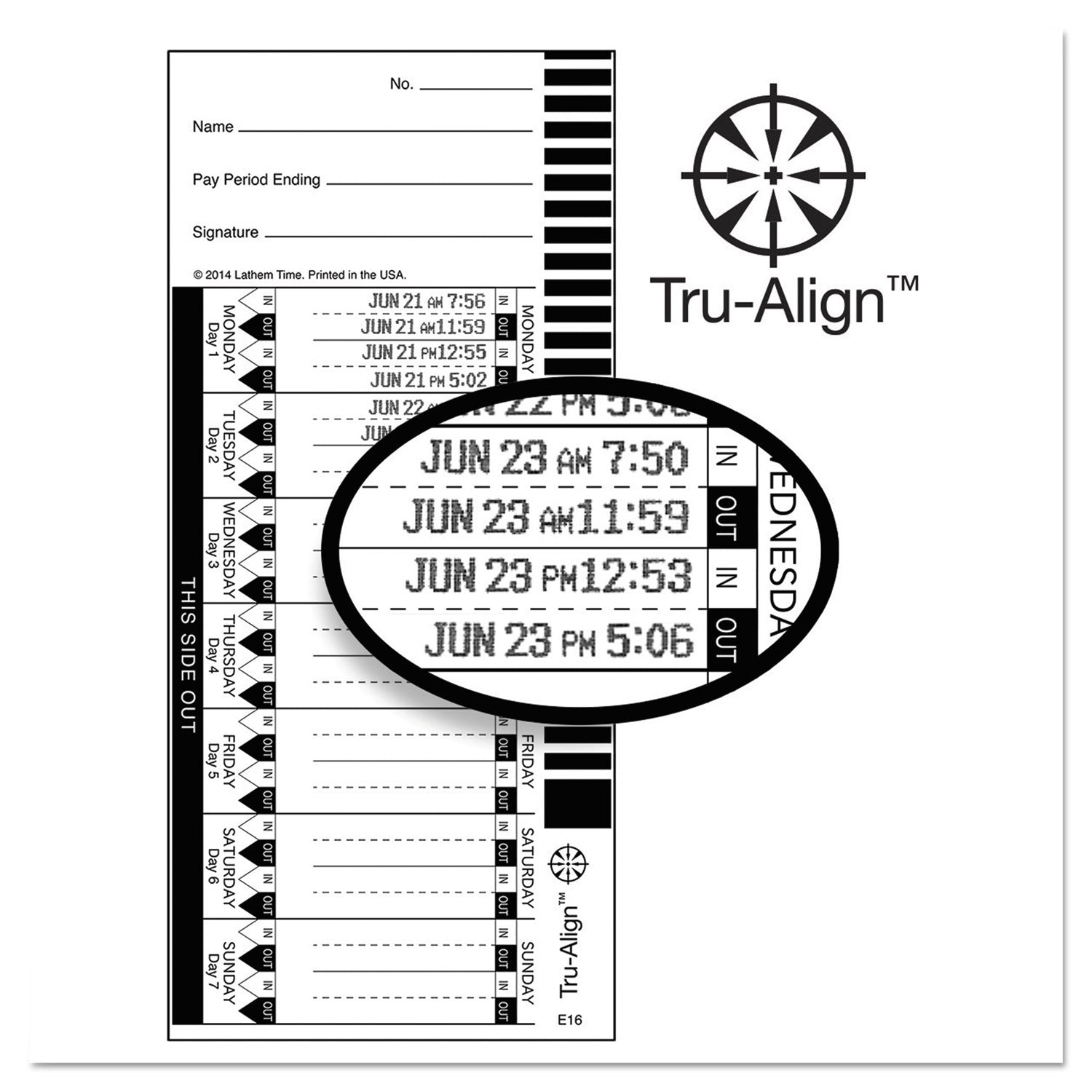 time-clock-cards-for-lathem-time-1600e-one-side-4-x-9-100-pack_lth16100 - 1