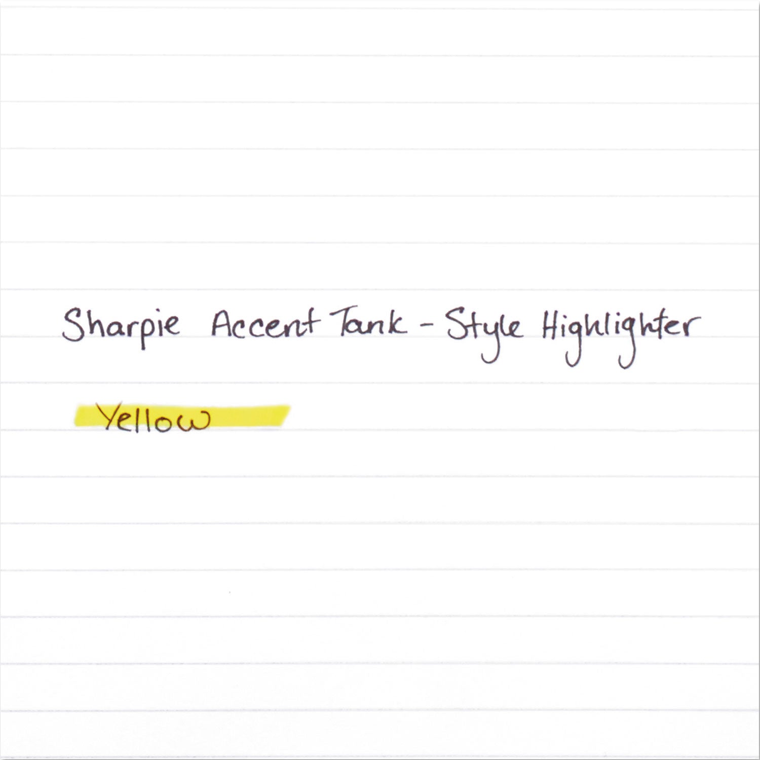 Tank Style Highlighters, Yellow Ink, Chisel Tip, Yellow Barrel, Dozen