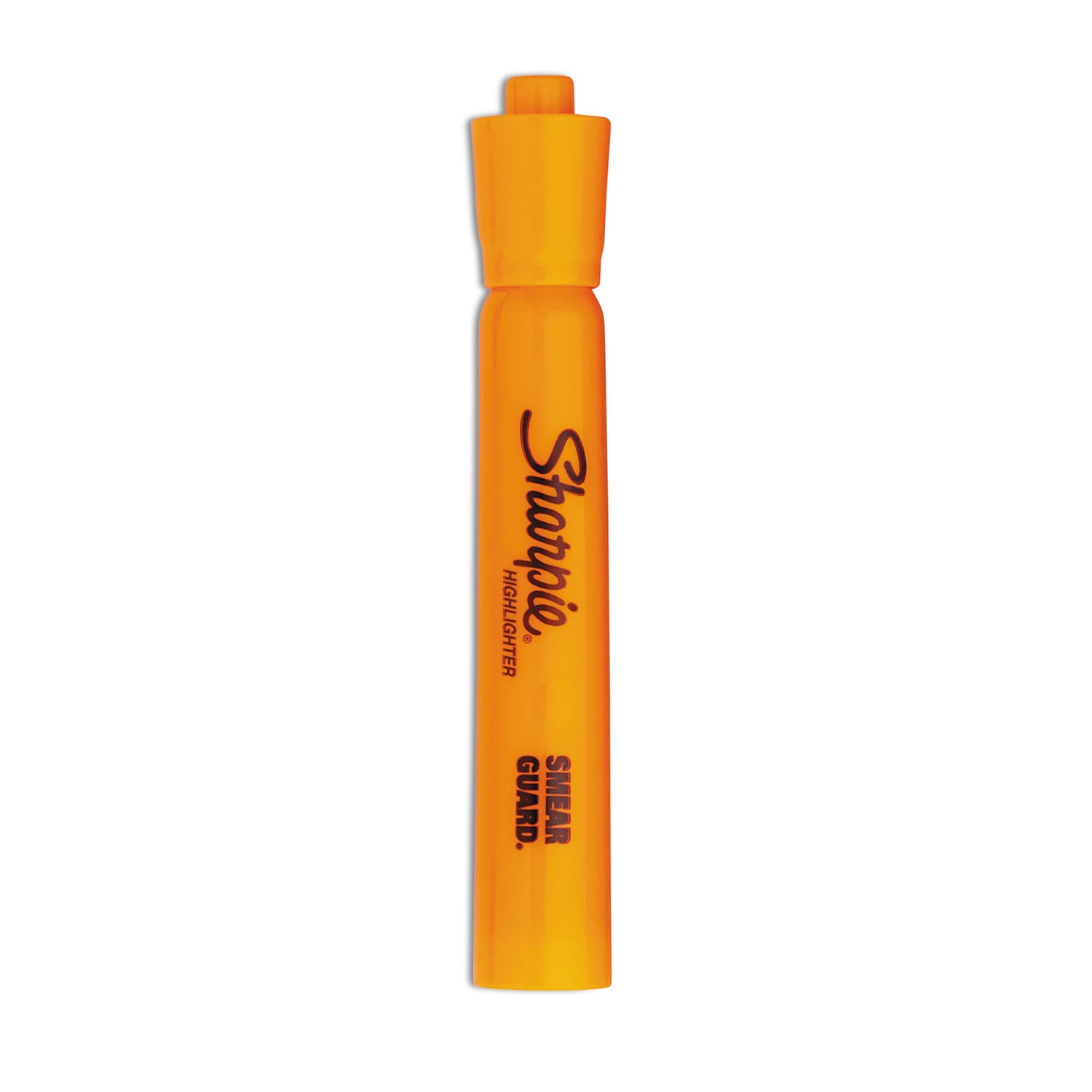 tank-style-highlighters-orange-ink-chisel-tip-orange-barrel-dozen_san25006b - 1