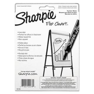 Flip Chart Marker, Broad Bullet Tip, Assorted Colors, 8/Set