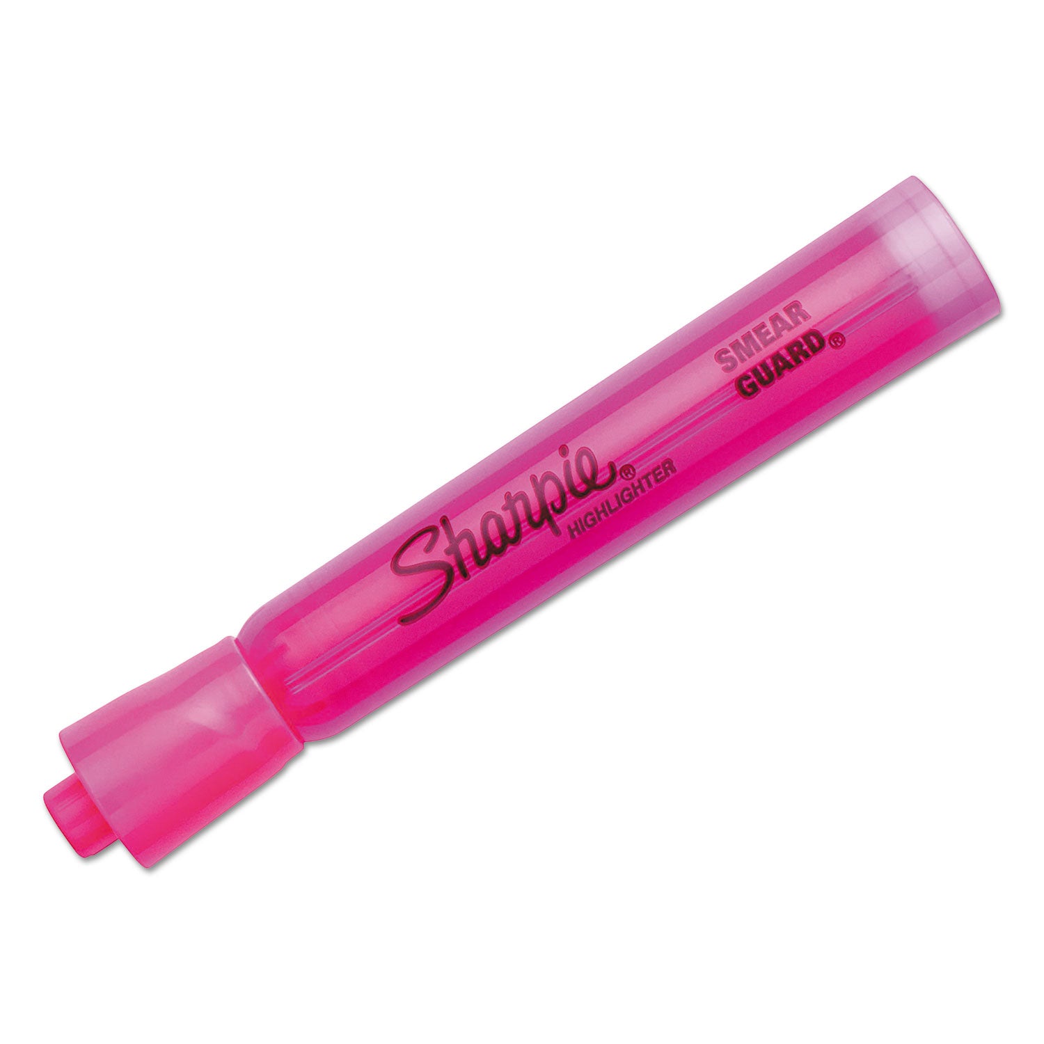 tank-style-highlighters-pink-ink-chisel-tip-pink-barrel-dozen_san25009b - 1