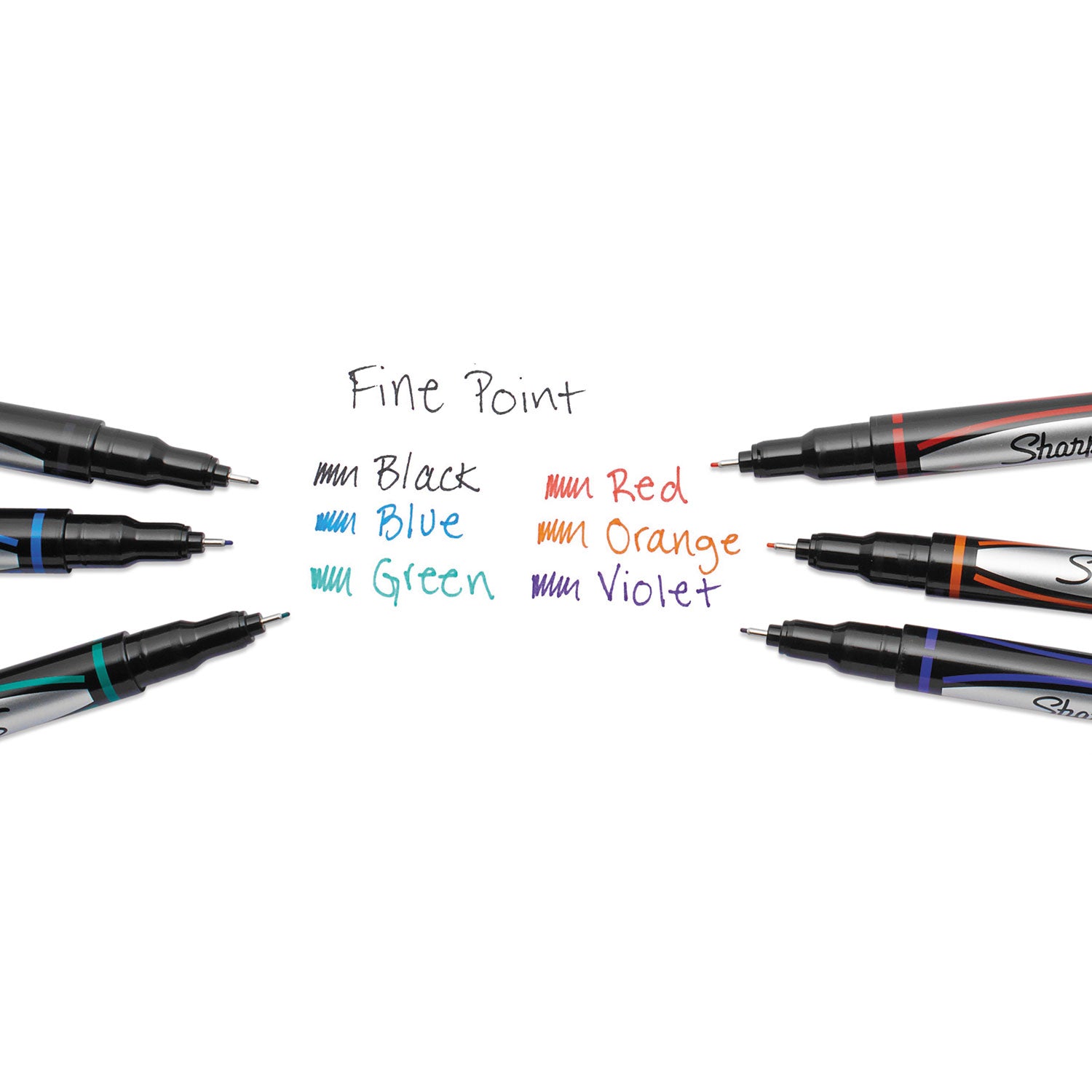 Water-Resistant Ink Porous Point Pen, Stick, Fine 0.4 mm, Black Ink, Black Barrel, Dozen