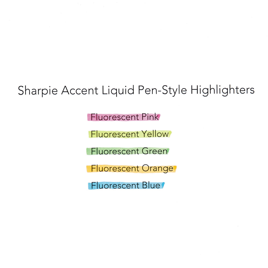 Liquid Pen Style Highlighters, Fluorescent Yellow Ink, Chisel Tip, Yellow/Black/Clear Barrel, Dozen
