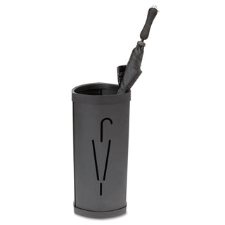 Triangular Umbrella Stand, Steel/Plastic, 10.25w x 10.25d x 23.67h, Black - 