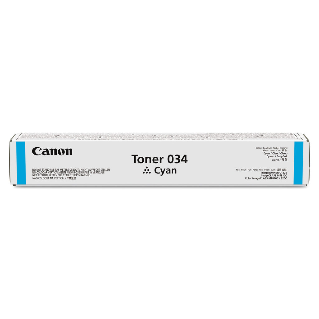 9453B001 (034) Toner, 7,300 Page-Yield, Cyan