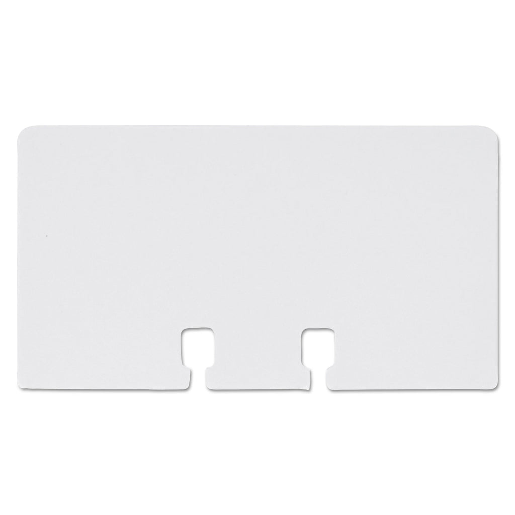 Plain Unruled Refill Card, 2 1/4 x 4, White, 100 Cards/Pack - 