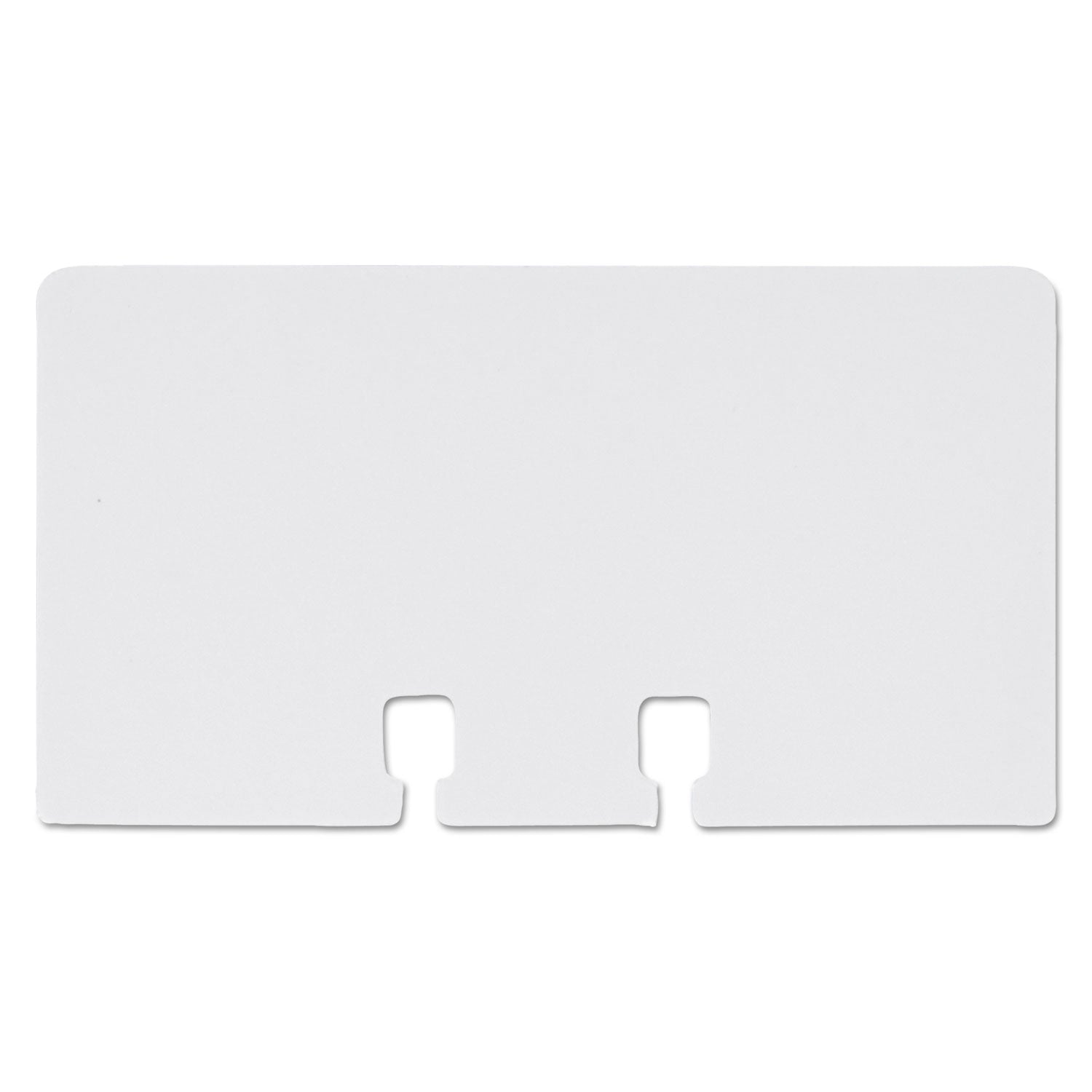 Plain Unruled Refill Card, 2 1/4 x 4, White, 100 Cards/Pack - 