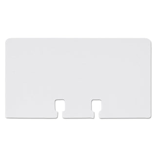 Plain Unruled Refill Card, 2 1/4 x 4, White, 100 Cards/Pack - 