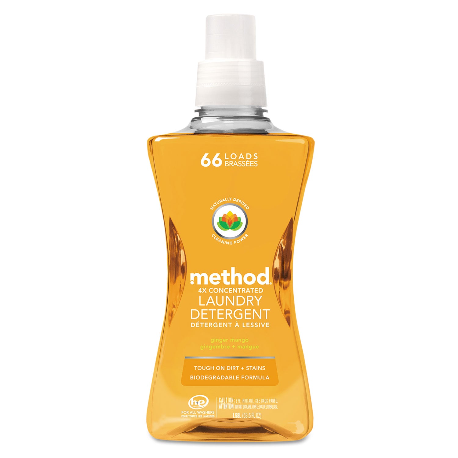 4x-concentrated-laundry-detergent-ginger-mango-535-oz-bottle-4-carton_mth01490 - 1