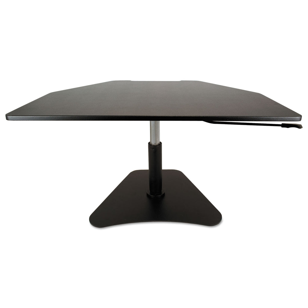 High Rise Adjustable Stand-Up Desk Converter, 28" x 23" x 12" to 16.75", Black, Ships in 1-3 Business Days - 1