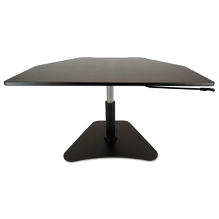 High Rise Adjustable Stand-Up Desk Converter, 28" x 23" x 12" to 16.75", Black, Ships in 1-3 Business Days - 1